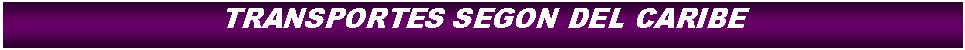 Cuadro de texto: TRANSPORTES SEGON DEL CARIBE