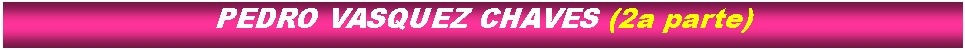 Cuadro de texto: PEDRO VASQUEZ CHAVES (2a parte)