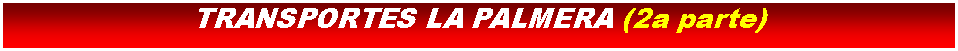 Cuadro de texto: TRANSPORTES LA PALMERA (2a parte)