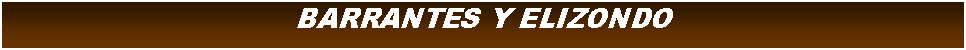Cuadro de texto: BARRANTES Y ELIZONDO