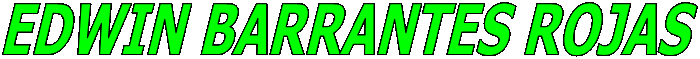 EDWIN BARRANTES ROJAS