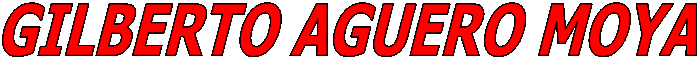 GILBERTO AGUERO MOYA